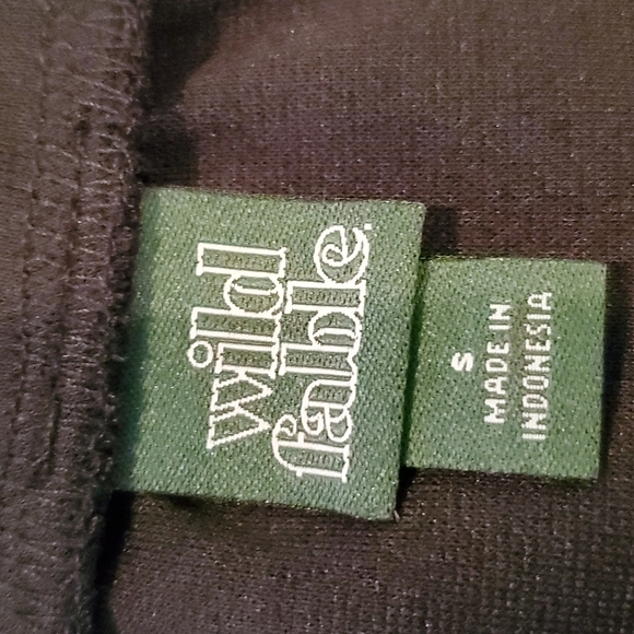 WILD FABLE BLACK TIE SKIRT SIZE SMALL. - Picture 8 of 8